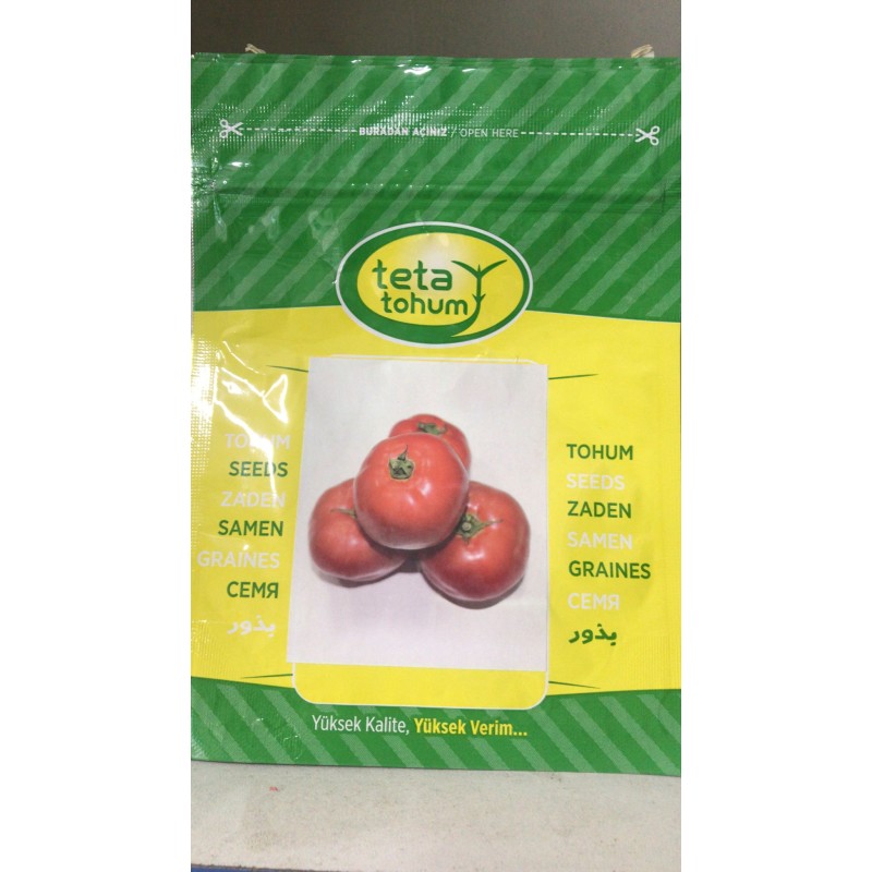 Teta Tohum Terra Rossa F1 Oturak Kırmız Domates Tohumu 1000 Adet