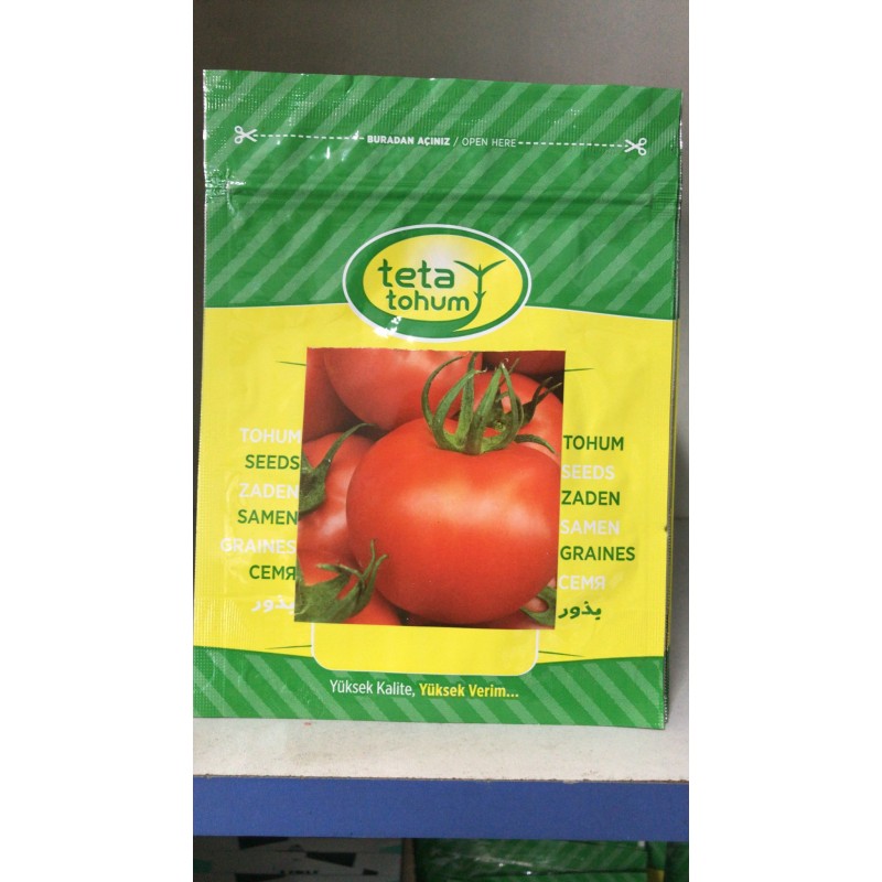 Teta Tohum T-662 Oturak Kırmızı Domates Tohumu 1000 Adet