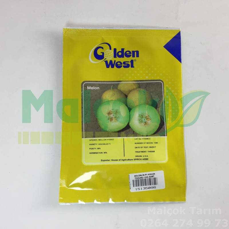 Golden West Goldalia F1 Hibrit Kavun Tohumu 1000 Adet