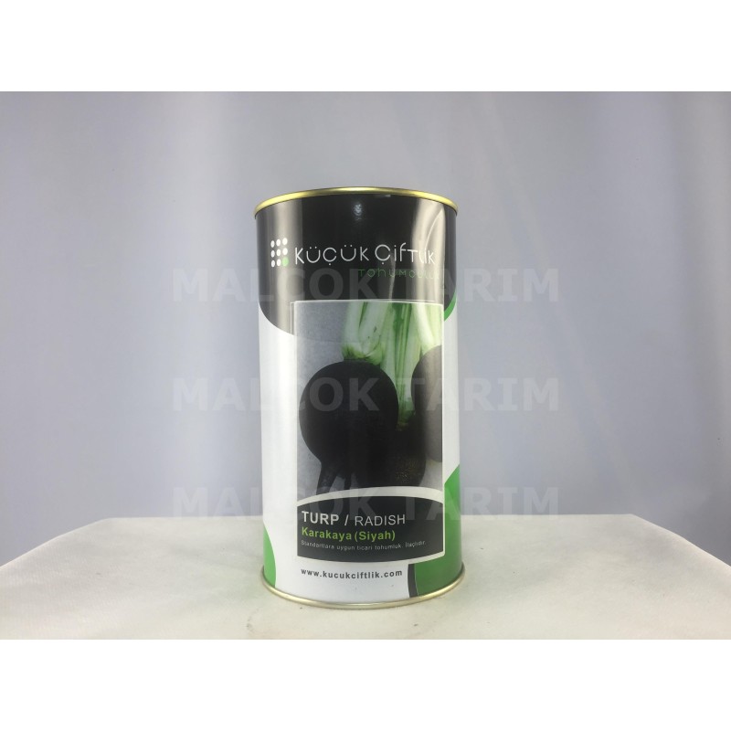 Küçük Çiftlik Karakaya ( Siyah ) Turp Tohumu 500 Gr