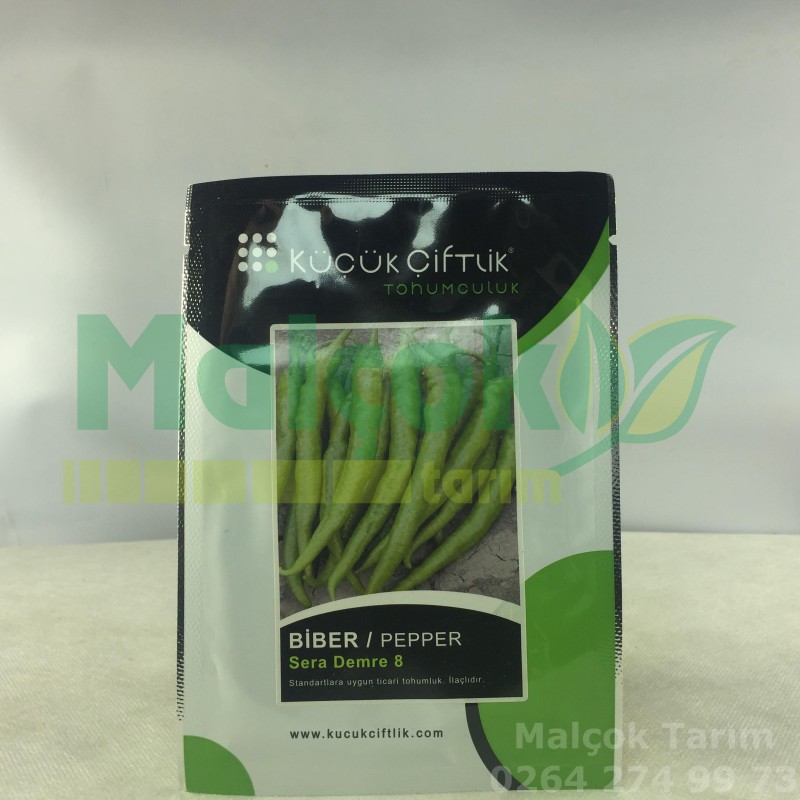 Küçük Çiftlik Sera Demre 8 Biber Tohumu 10 Gr