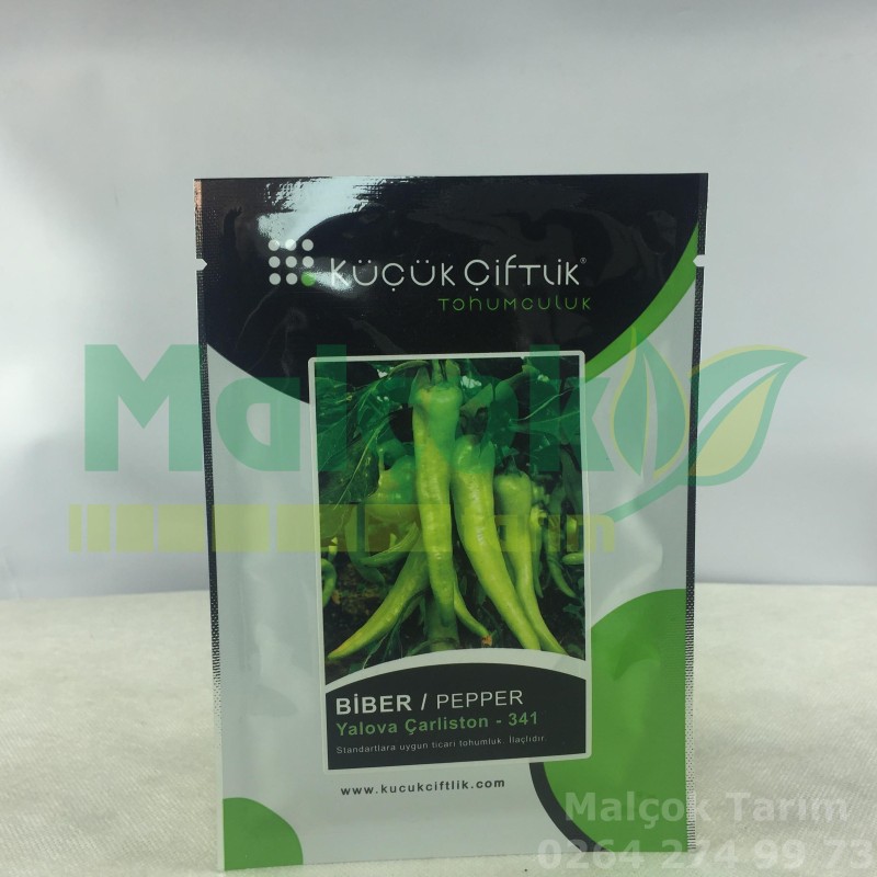 Küçük Çiftlik Yalova Çarliston 341 Biber Tohumu 25 Gr