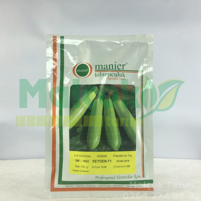 Manier Seyden F1 Hibrit Sakız Kabak Tohumu 100 Gr