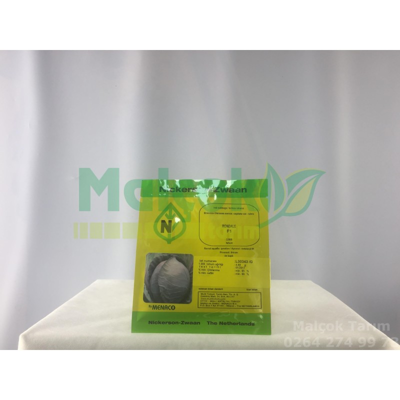 Nickerson Zwaan Rondale F1 Hibrit Kırmızı Lahana Tohumu 2500 Adet