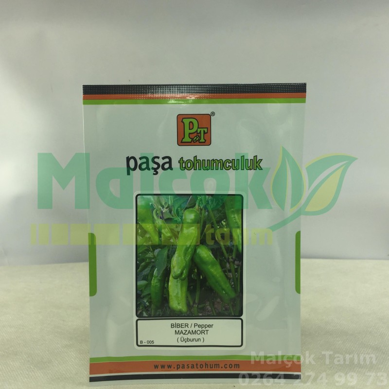 Paşa Mazamort Üçburun Biber Tohumu 10 Gr