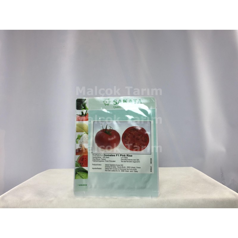 Sakata F1 Pink Rise Hibrit Pembe Sırık Domates Tohumu 1000 Adet