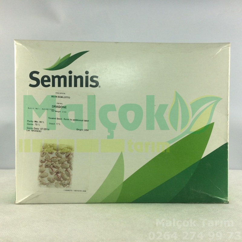Seminis Dragone Barbunya Tohumu 2 Kg