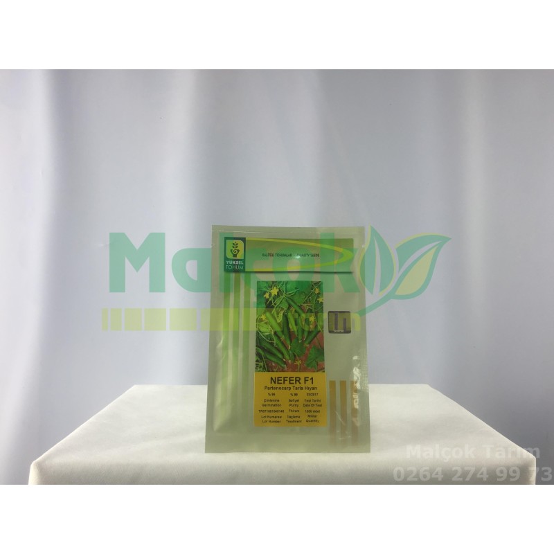 Yüksel Tohum Nefer F1 Açık Alan Tarla Hibrit Hıyar Tohumu 1000 Adet